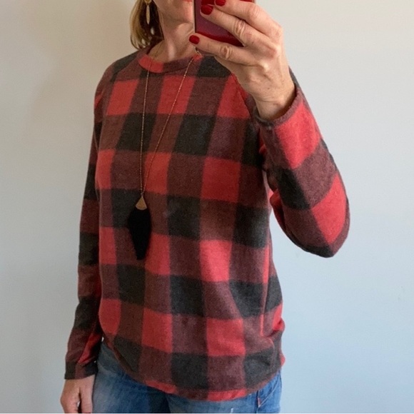 Red & Black Buffalo Check Tunic Top - Picture 4 of 5
